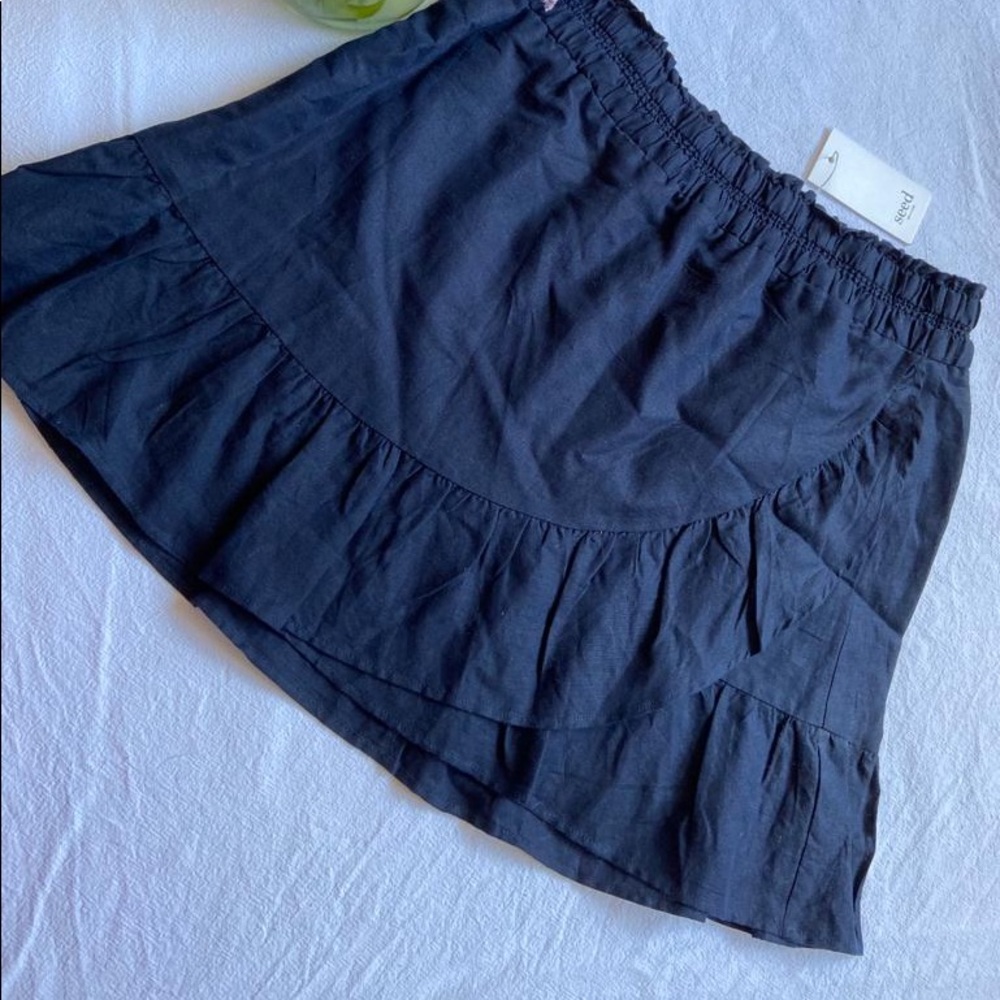 Seed Linen Mini Skirt Size 14 - Picture 3 of 14